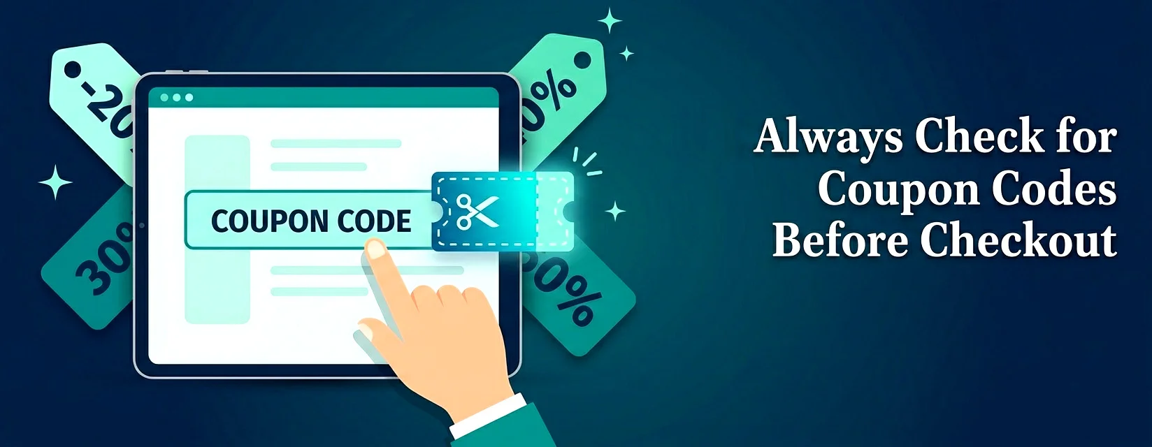 Always Check for Coupon Codes Before Checkout